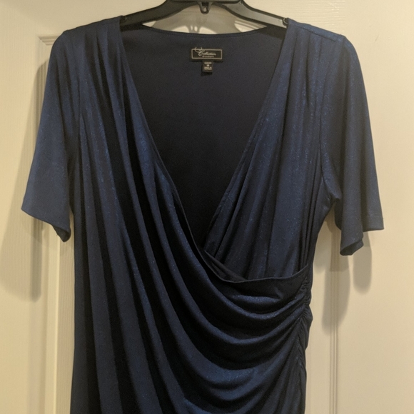 Midnightt blue cocktail dress - Picture 3 of 3